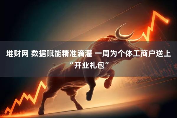 堆财网 数据赋能精准滴灌 一周为个体工商户送上“开业礼包”